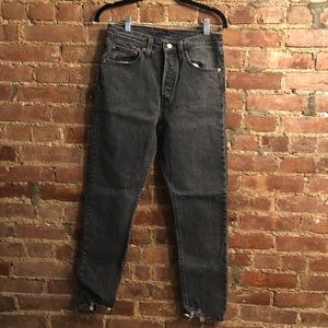 Levi’s 501 light Black wash denim